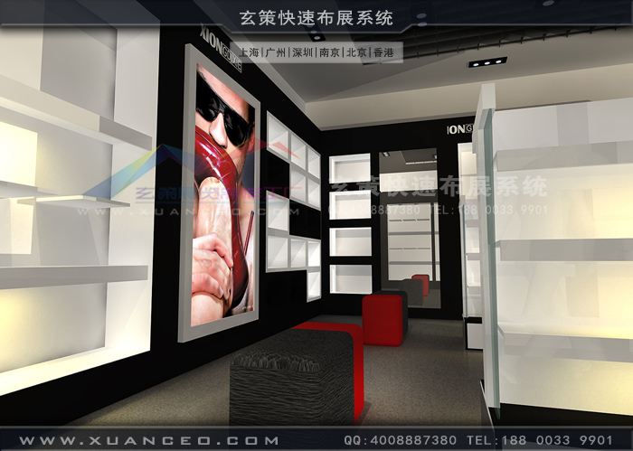 專賣店裝修內部節構圖 專賣店裝修內部節構圖