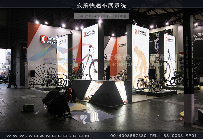 賽克展台搭展-自行車展展台搭展-上海樱花AV一区二区展覽工廠05