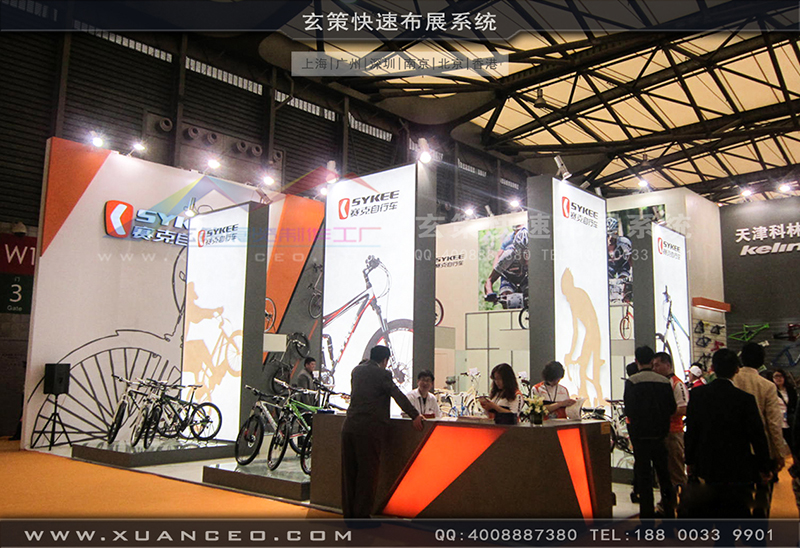 賽克展台搭展-自行車展展台搭展-上海樱花AV一区二区展覽工廠07