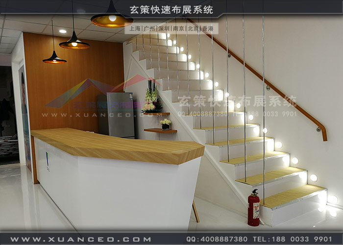 戴維醫療展台樓道 戴維醫療展台樓道