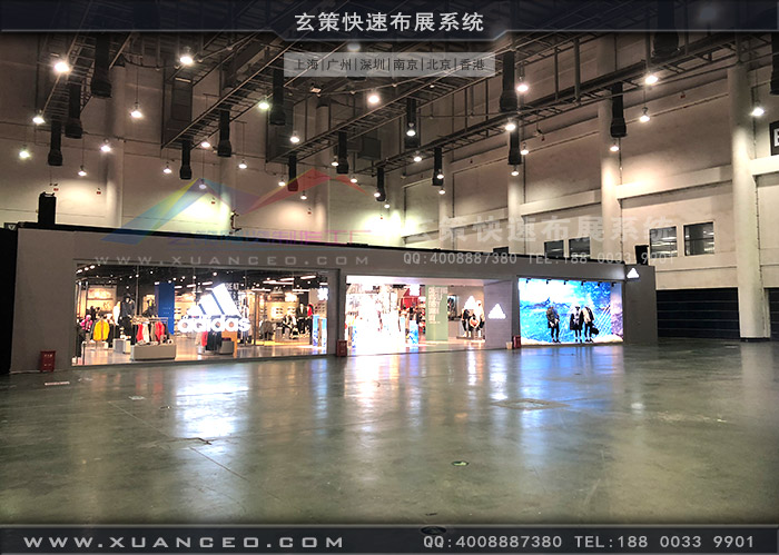 adidas訂貨會搭建現場 adidas訂貨會搭建現場