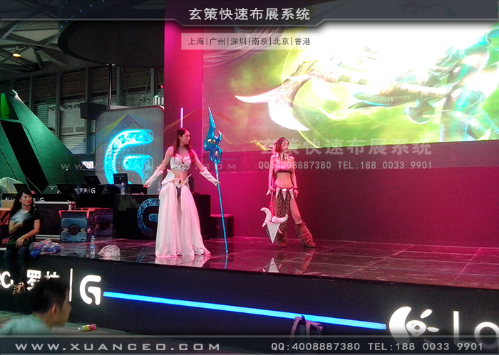 遊戲展羅技展台彩排 遊戲展羅技展台彩排