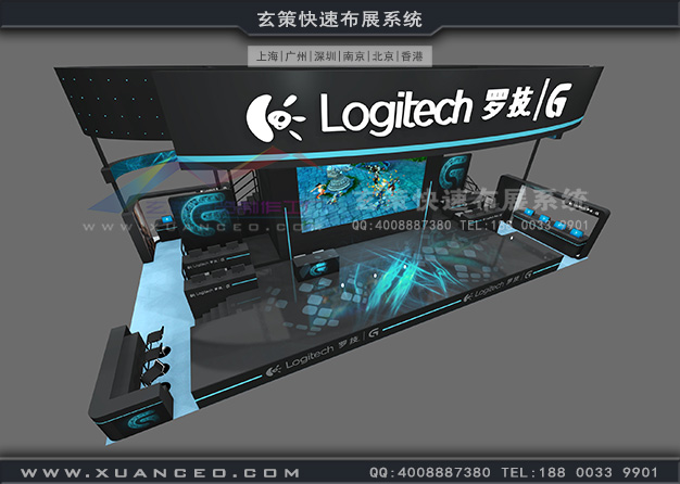 Chinajoy遊戲展-羅技樱花在线视频(274㎡)