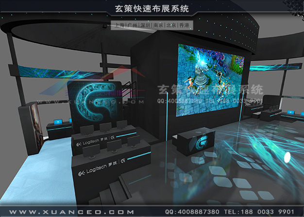 Chinajoy遊戲展-羅技樱花在线视频(274㎡)